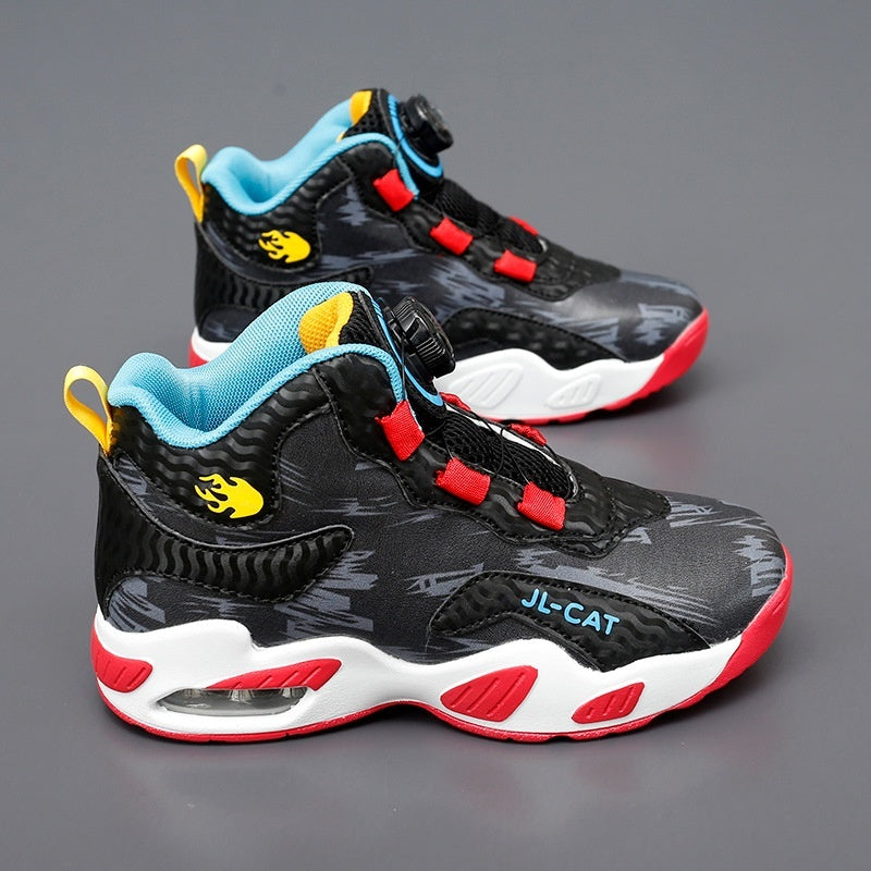 Basketball shoes in multiple colors with eye-catching details, designed to stand out on the court and off, easily matching a lifestyle look.