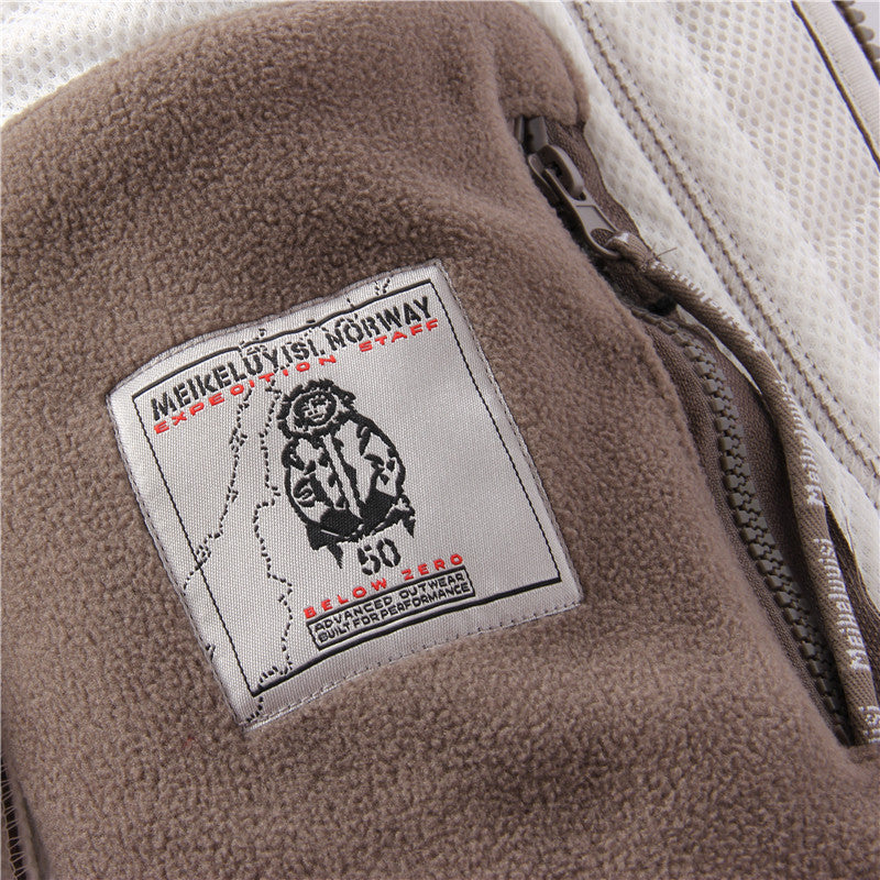 Casual men’s jacket made of perfectly warm material