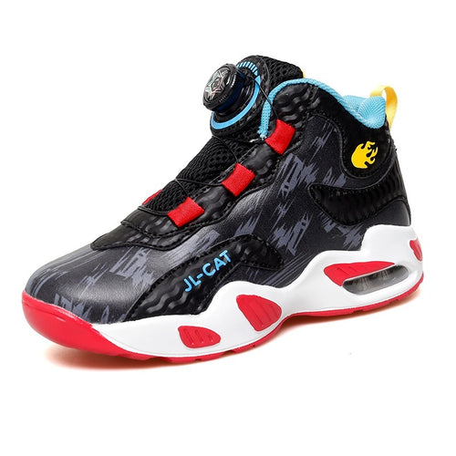 Basketball Shoes - Cushion Rotating Button Sneakers