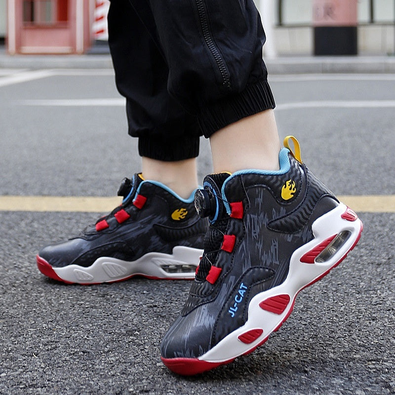 Basketball shoes in multiple colors with eye-catching details, designed to stand out on the court and off, easily matching a lifestyle look.