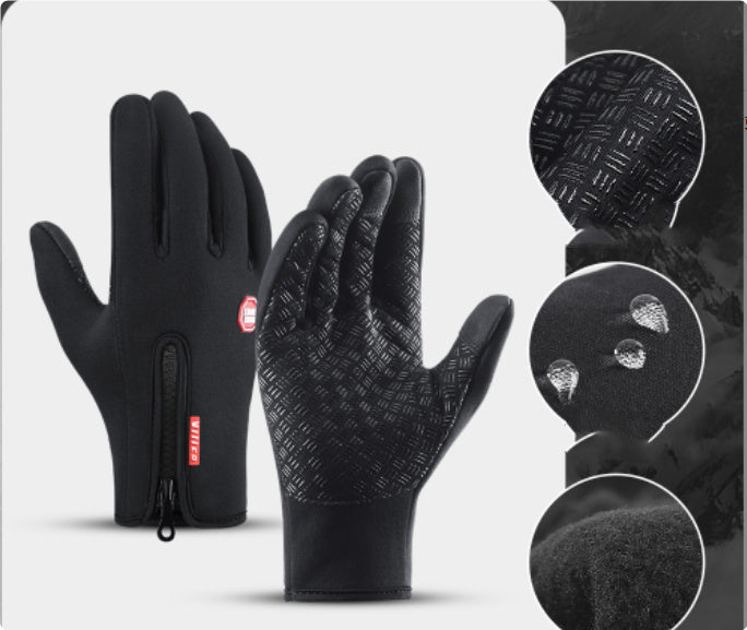 Winter Gloves Touch Screen Riding Motorcycle Sliding Waterproof